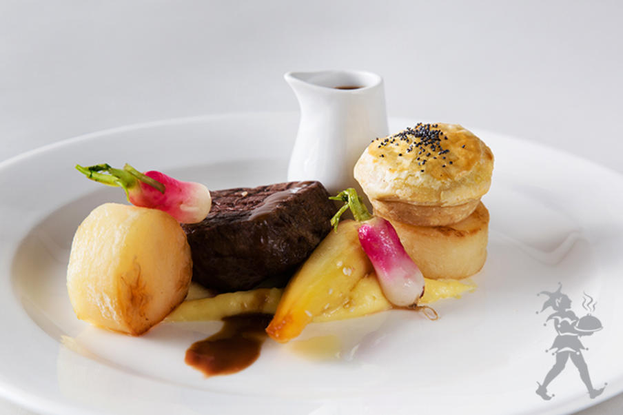 Fillet of beef main course by Heritage Portfolio - catering company in Edinburgh 