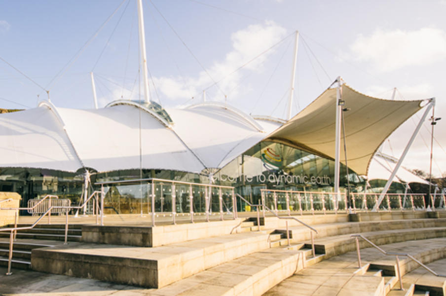 Dynamic Earth view from outside