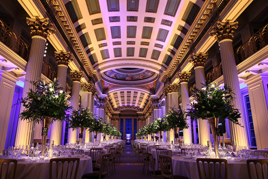 Corporate dinners at the Signet Library, Edinburgh