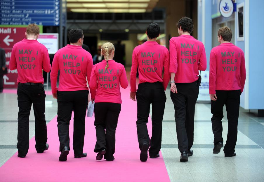 From corporate hosts or trained conference registration staff for a couple of hours to a large team of experienced conference staff supporting a week long congress.