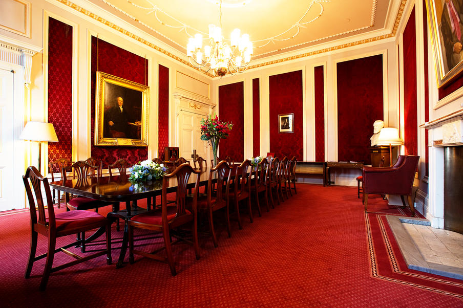A stunning dinner venue - elegant and warm, and a graceful space for smaller meetings of any type.
