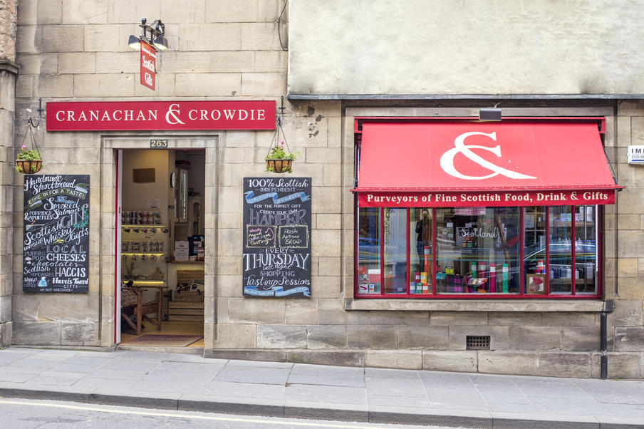 Facade on the Royal Mile