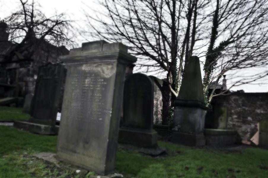 Mercat Tours visit Canongate Graveyard, Edinburgh