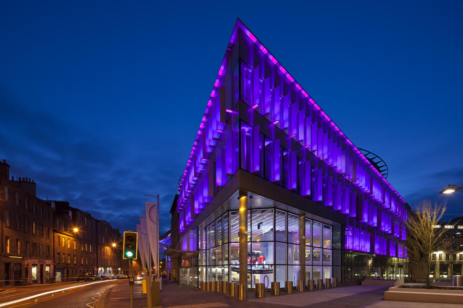 EICC Exterior at Night