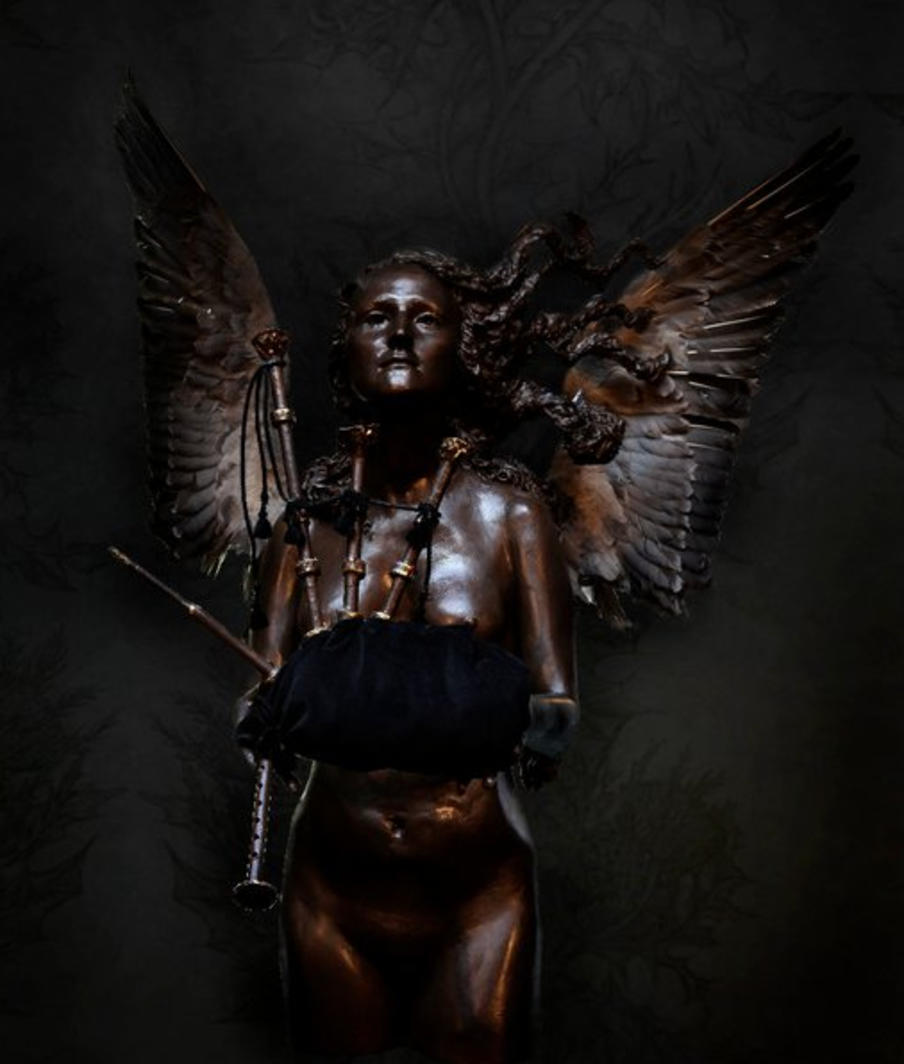 Angel With Bagpipes Sculptures