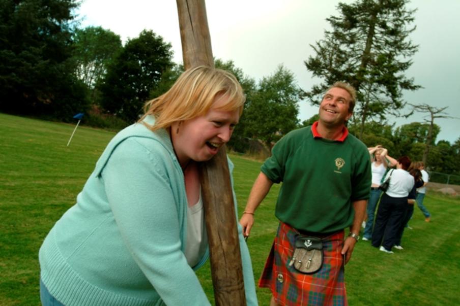 Mini Highland Games for Incentive groups