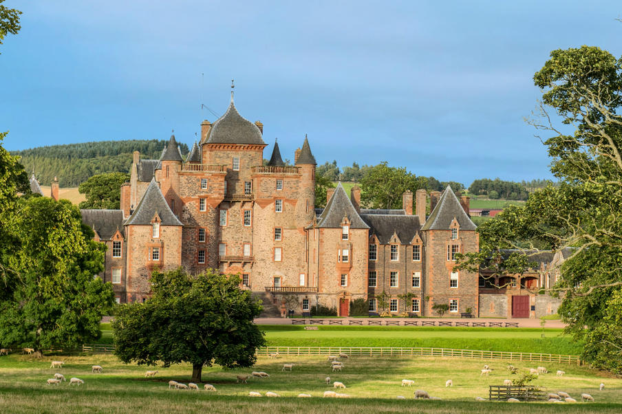 Exterior View of Thirlestane Castle