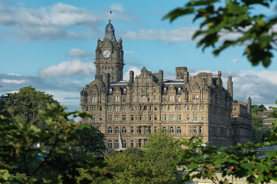 The Balmoral - From Princes Street Gardens