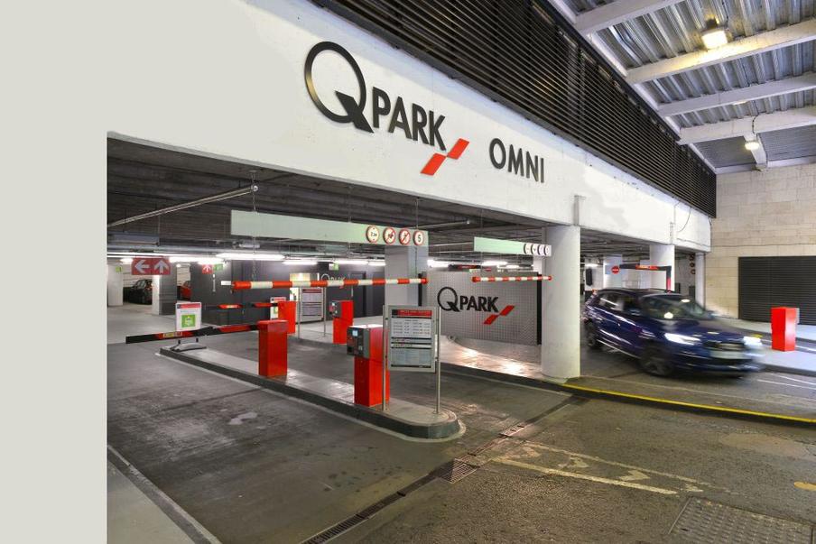 Q-Park Omni car park Entrance