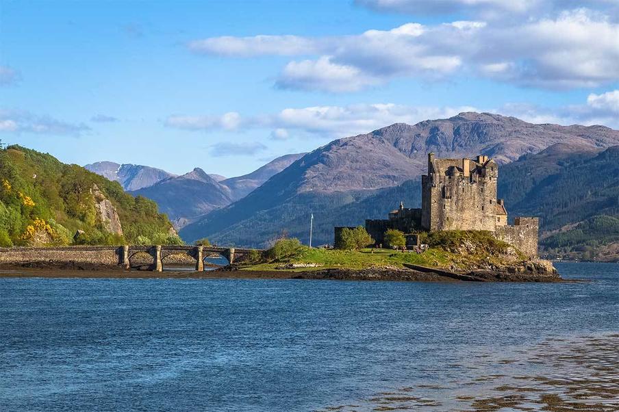 The magical Eilean Donan Castle in the Scottish Highlands