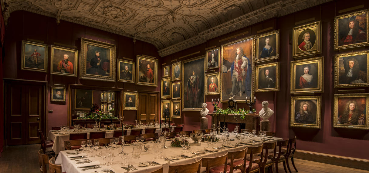 castle dining room map