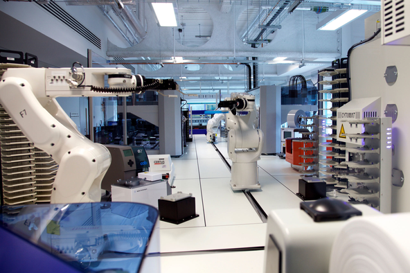 Robots at Edinburgh Genome