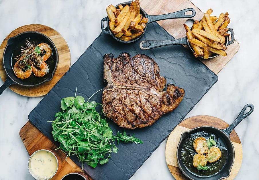 Steaks Grilled on Josper Charcoal Grill