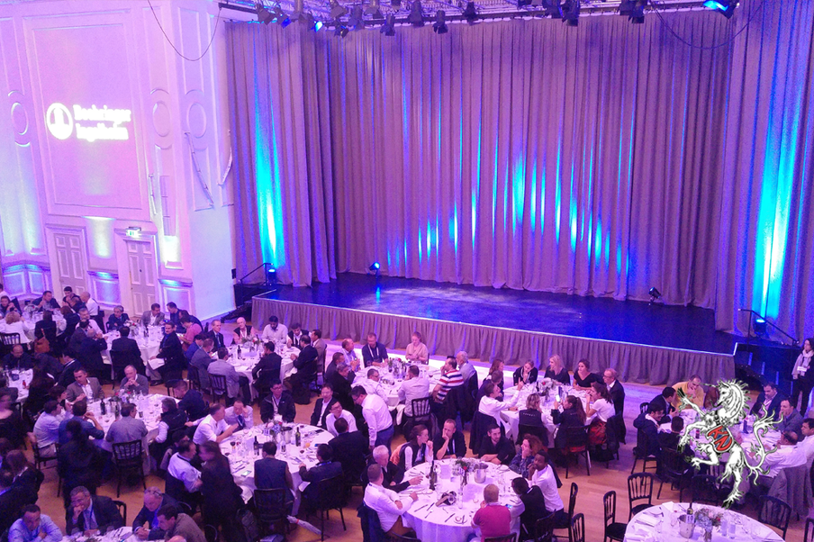 A dinner-cabaret show in central Edinburgh for over 300 people from a global pharmaceutical company. After a drinks reception, a gourmet dinner followed with a spectacular light show and Scottish entertainment.
