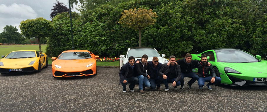 Super cars at Gleneagles