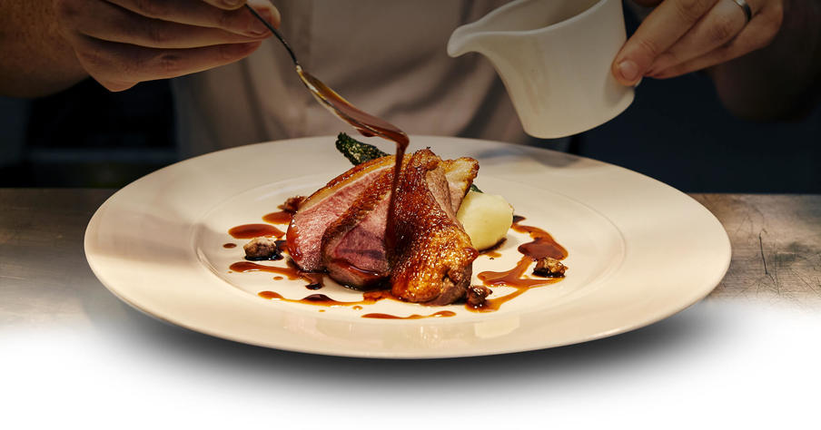 Honey-glazed Duck & Balsamic