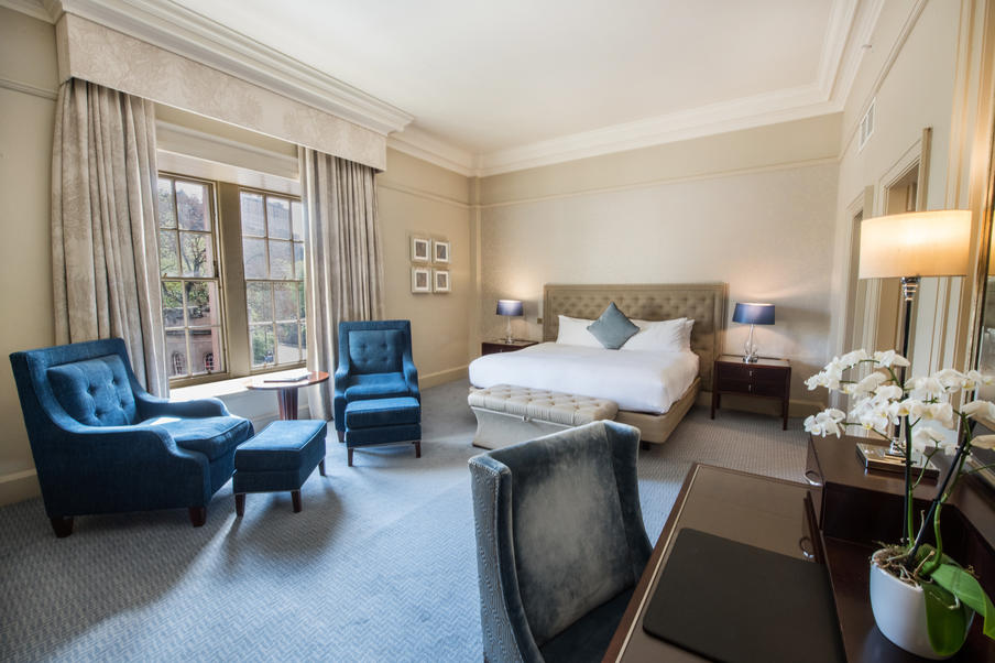 Waldorf Astoria Edinburgh - The Caledonian. One bedroom suite with Castle view