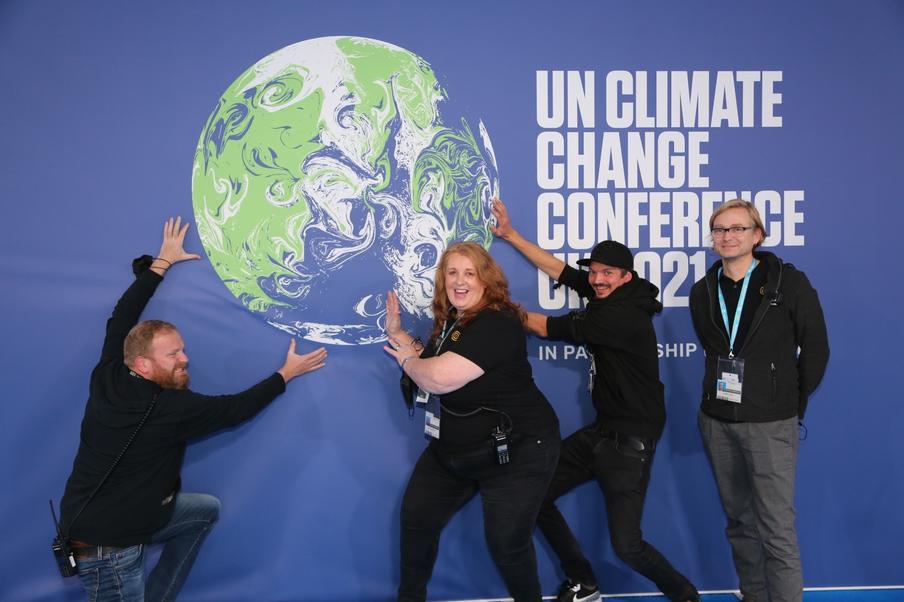 Onsite Team at COP26, Glasgow