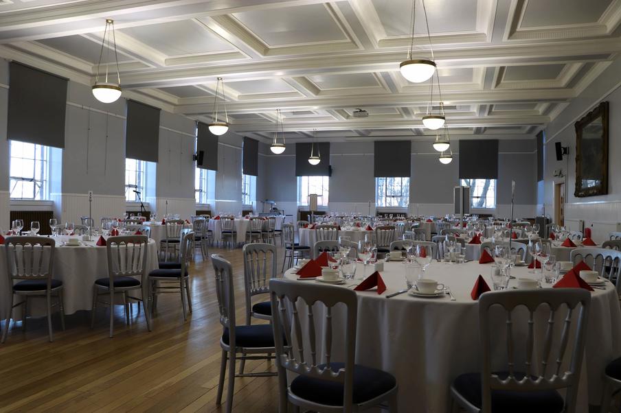 Dining Hall Setup For Dinner