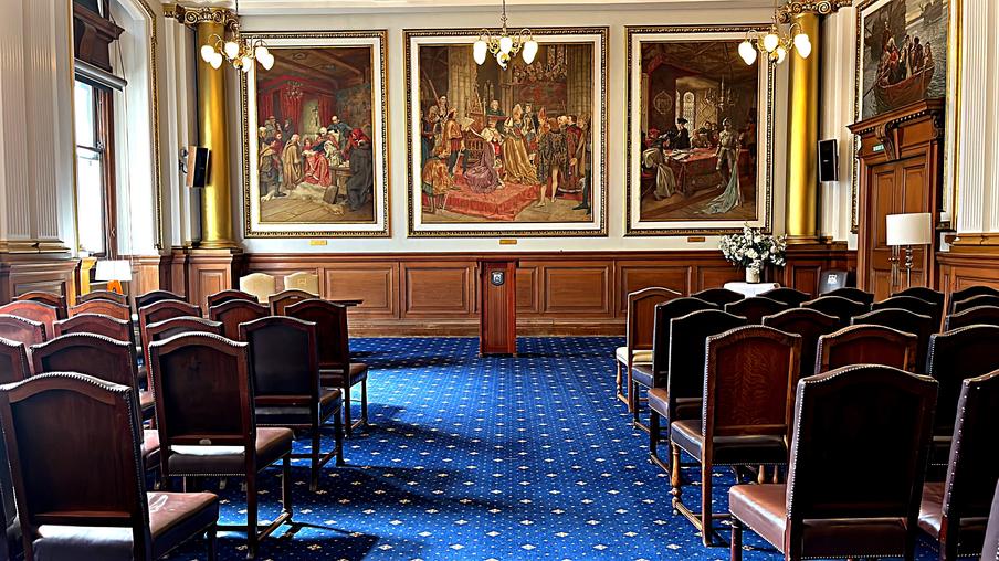 European Room set up for a ceremony