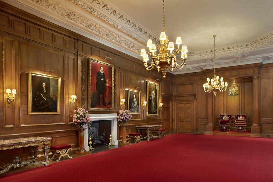 The Throne Room in the State Apartments.