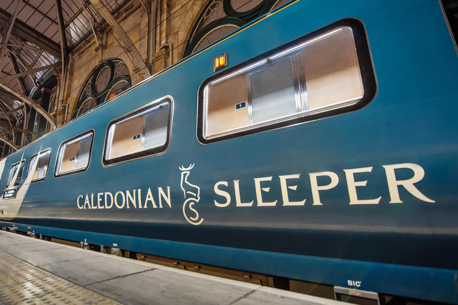 Caledonian Sleeper at Glasgow Central