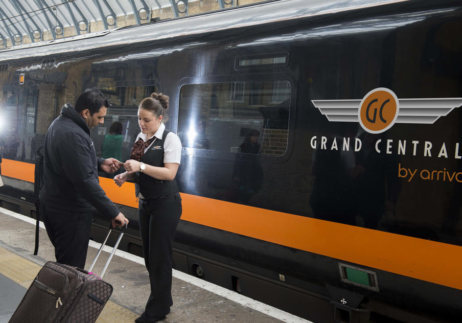 Grand Central Train at Platform