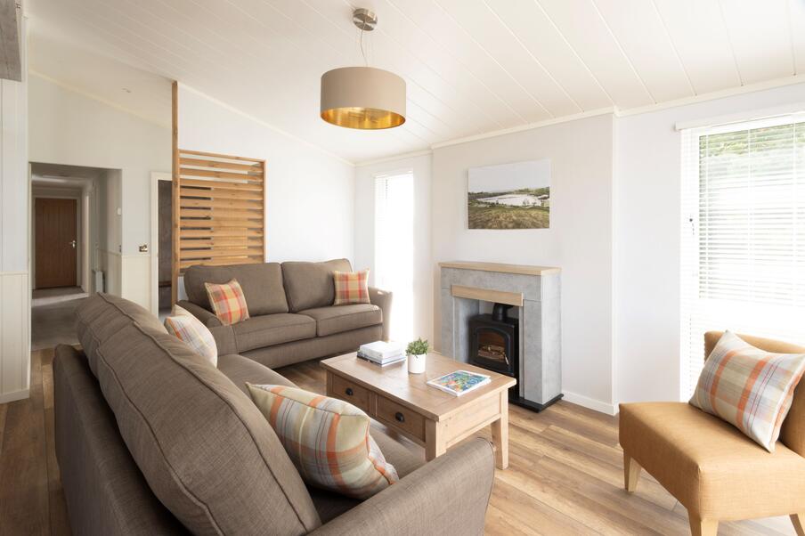 Hilltop Lodges Lounge at Lost Shore Surf Resort